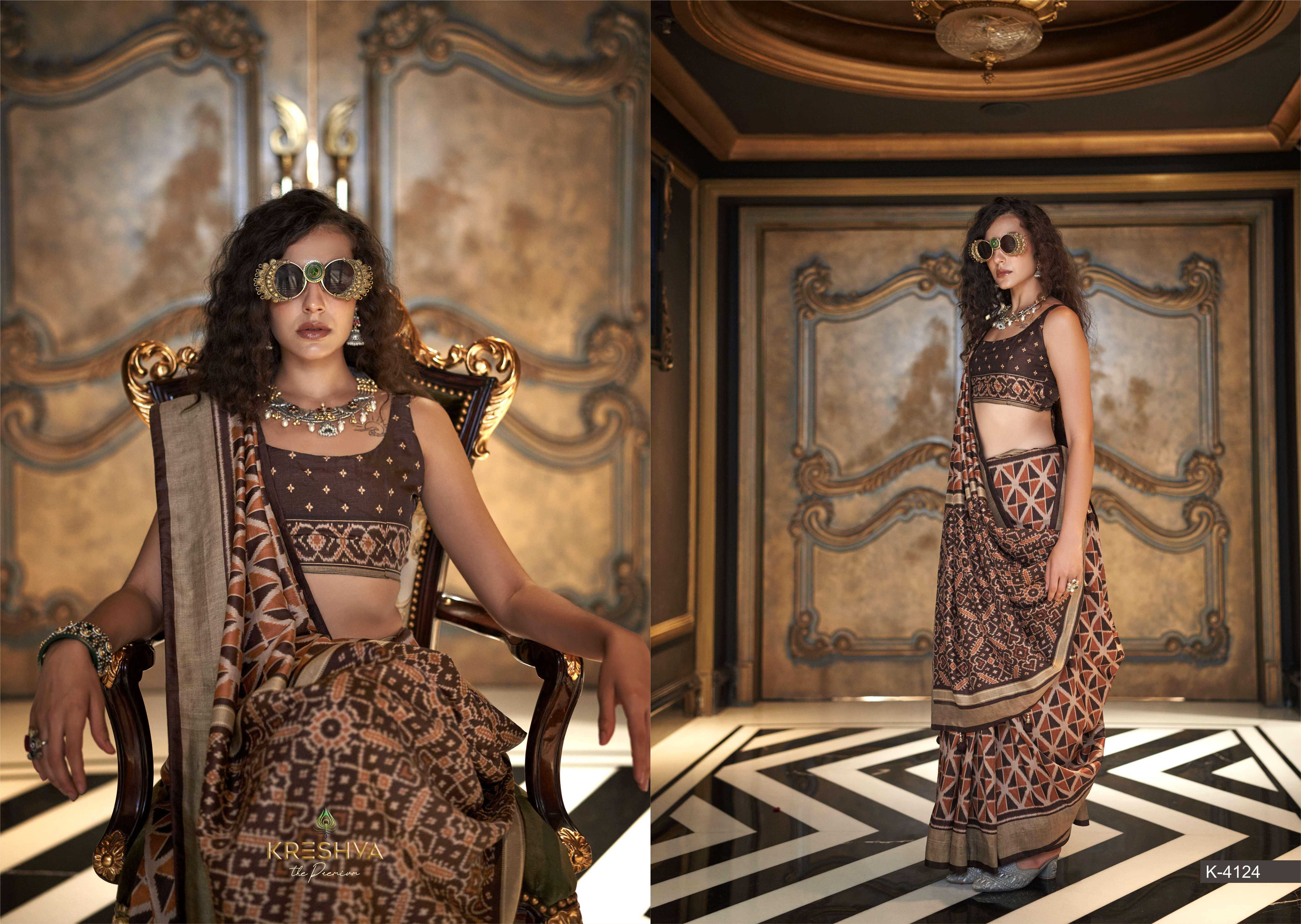 Kreshva Meenakumari catalog surat sarees online looking