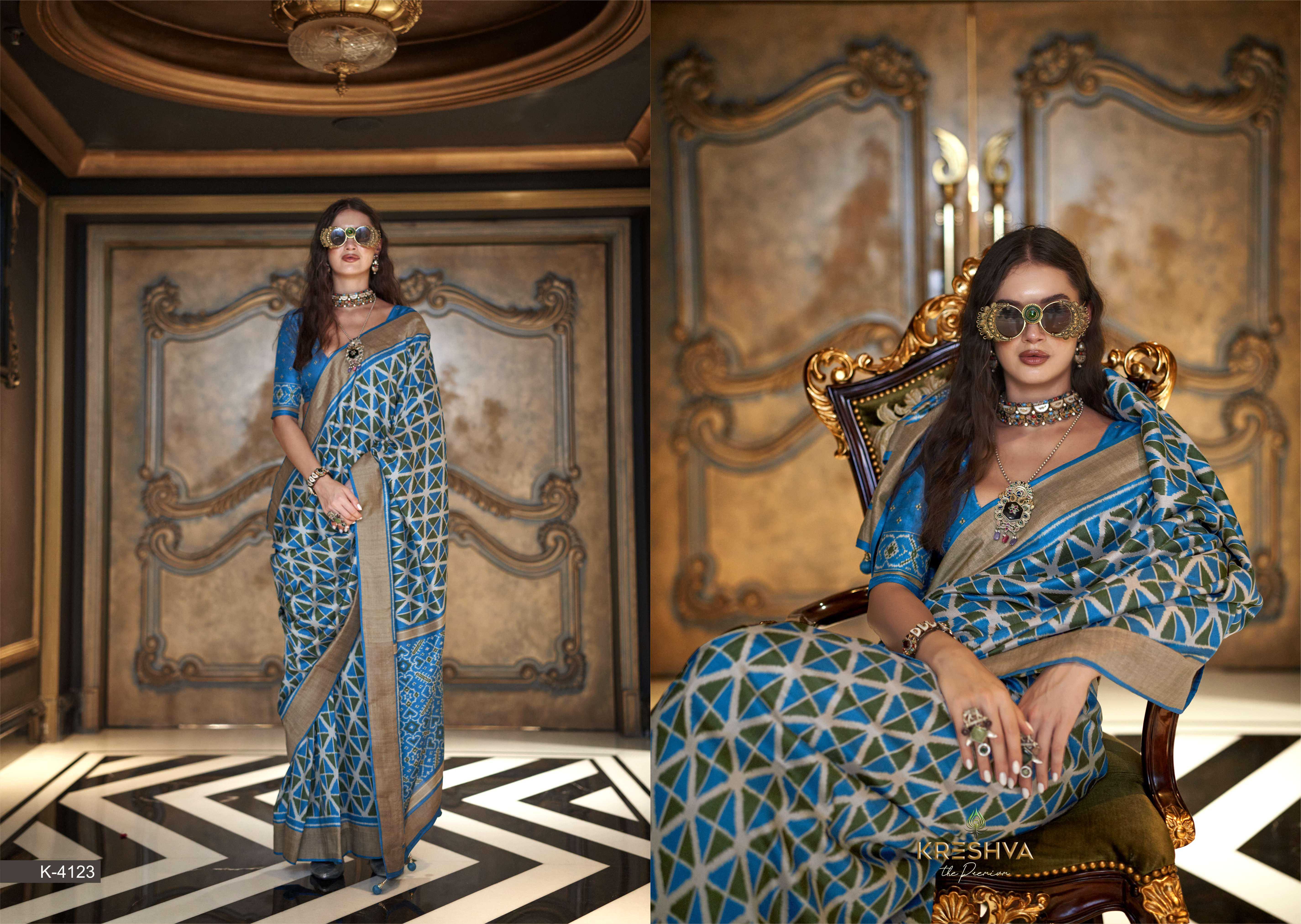 Kreshva Meenakumari catalog surat sarees online looking