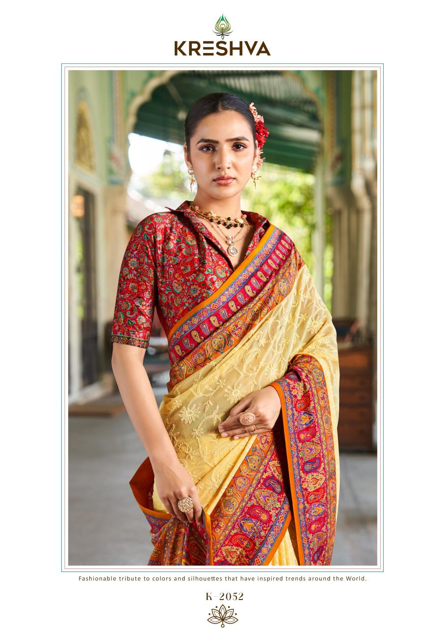 Kreshva Shanti catalog sarees surat turnover
