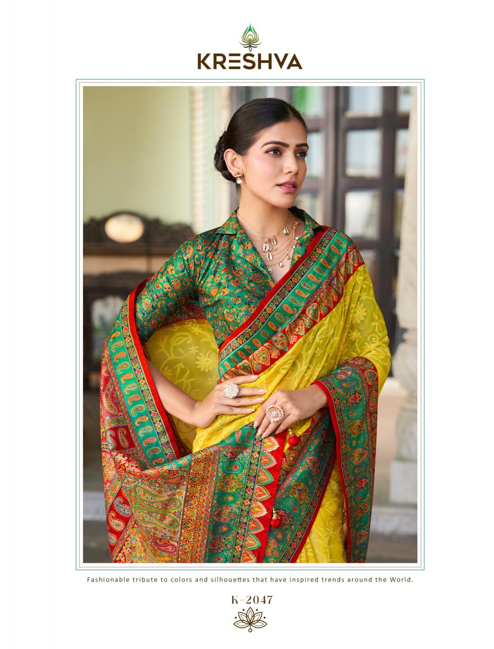 Kreshva Shanti catalog sarees surat turnover