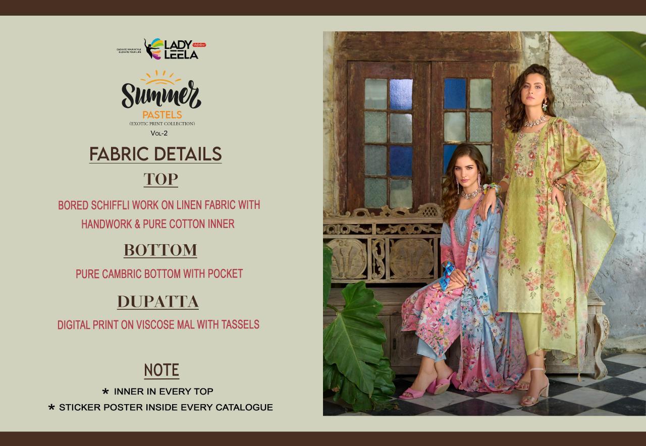 Lady Leela Summer Pastels Vol 3 catalog branded kurtis name list in india