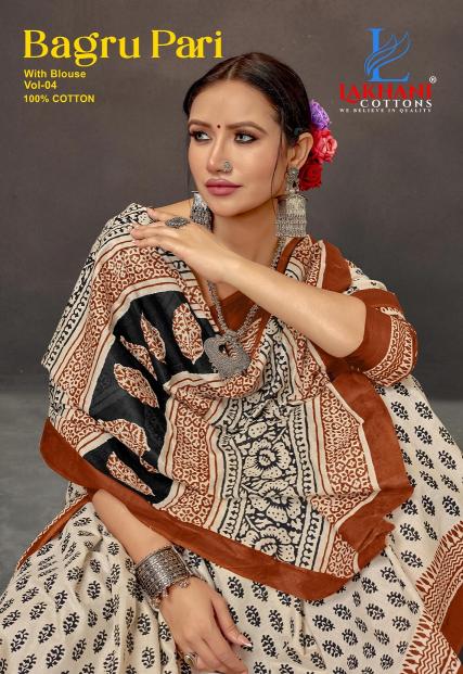 Lakhani Bagru pari Vol-4 – Cotton Saree - Wholesale Catalog