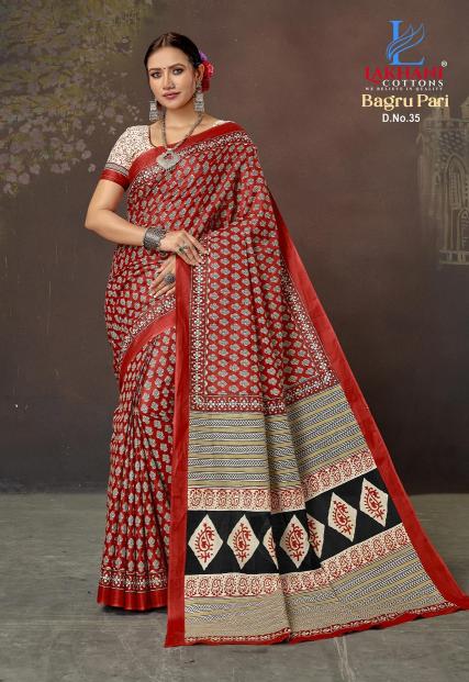 Lakhani Bagru pari Vol-4 – Cotton Saree - Wholesale Catalog