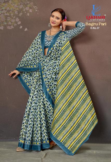 Lakhani Bagru pari Vol-4 – Cotton Saree - Wholesale Catalog