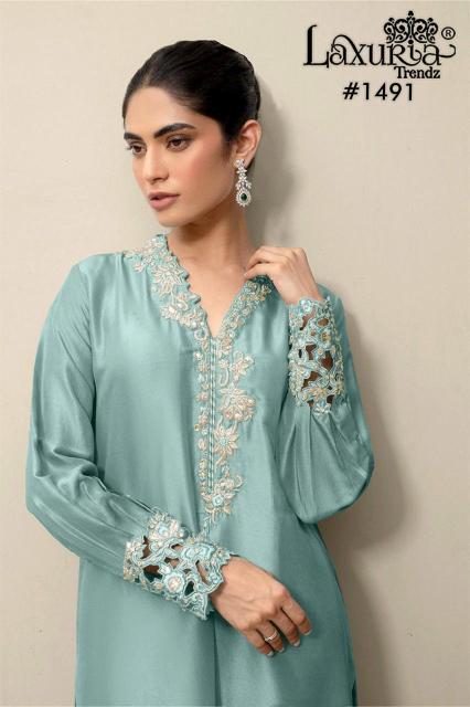 Laxuria Trendz 1491 catalog pakistani designer suits wholesale in india