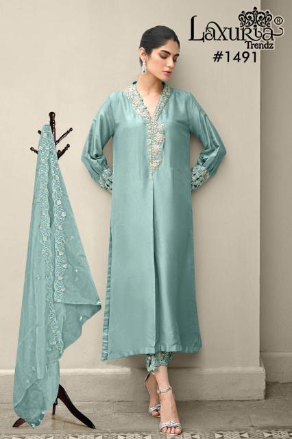 Laxuria Trendz 1491 catalog pakistani designer suits wholesale in india