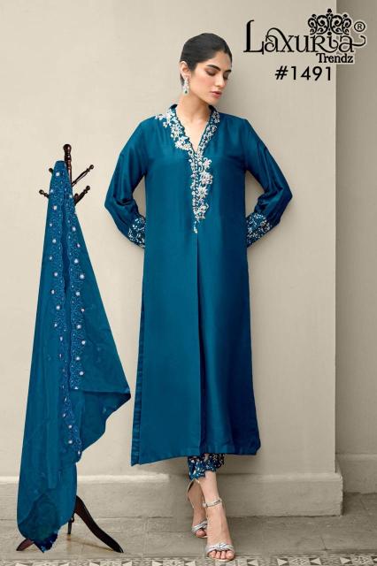 Laxuria Trendz 1491 catalog pakistani designer suits wholesale in india