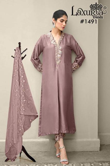 Laxuria Trendz 1491 catalog pakistani designer suits wholesale in india