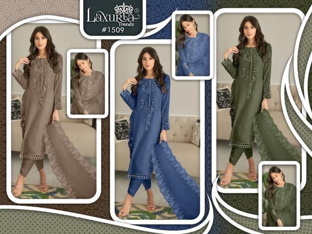 Laxuria Trendz 1509 catalog wholesale pakistani suits online