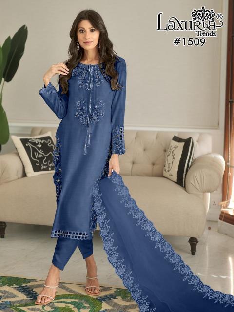 Laxuria Trendz 1509 catalog wholesale pakistani suits online