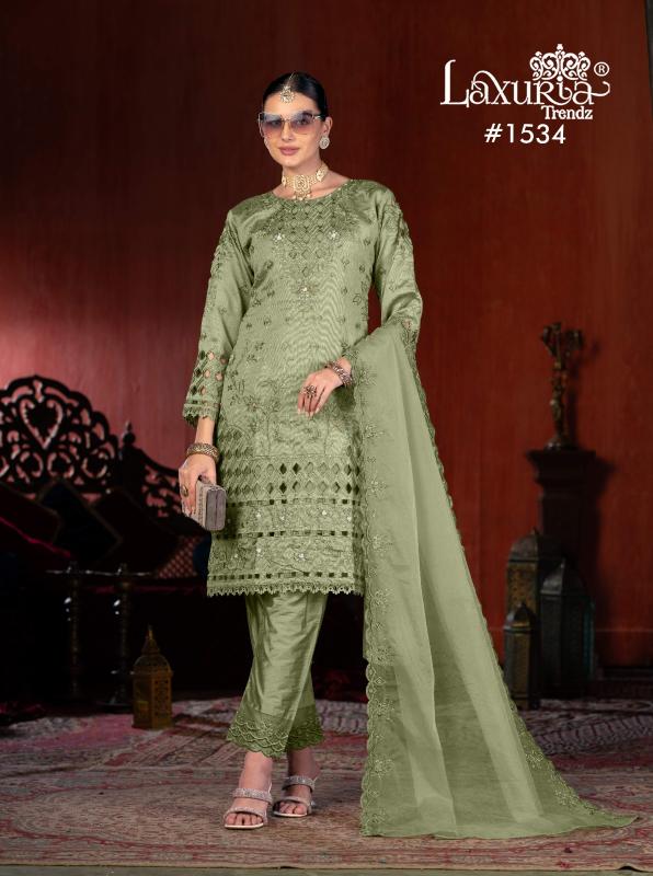 Laxuria Trendz 1534 catalog pakistani replica suits wholesale