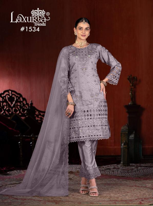 Laxuria Trendz 1534 catalog pakistani replica suits wholesale