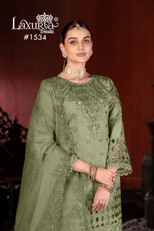 Laxuria Trendz 1534 catalog pakistani replica suits wholesale