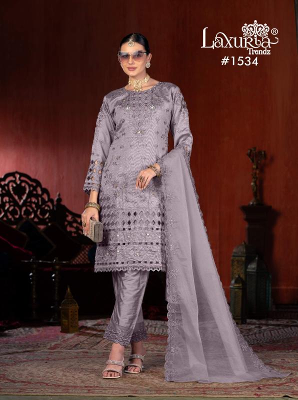 Laxuria Trendz 1534 catalog pakistani replica suits wholesale
