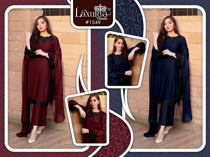 Laxuria Trendz 1549 catalog pakistani suits wholesalers in amritsar