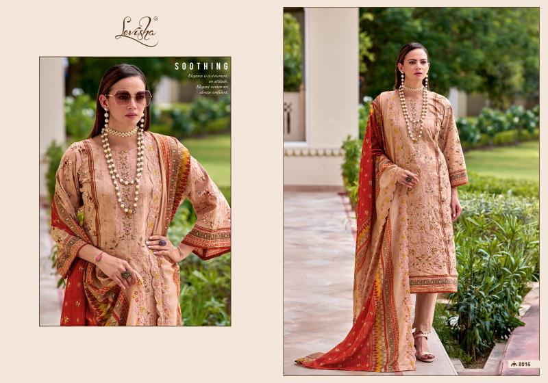 Levisha Madhubala Vol 8 catalog cotton dress materials wholesale in surat