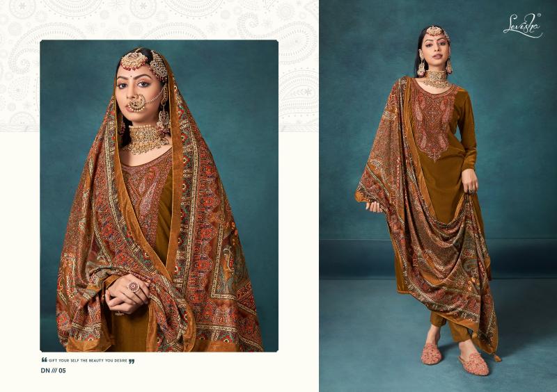 Levisha Noor E Bahar catalog wholesale dress materials in jetpur