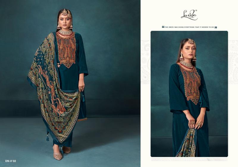 Levisha Noor E Bahar catalog wholesale dress materials in jetpur