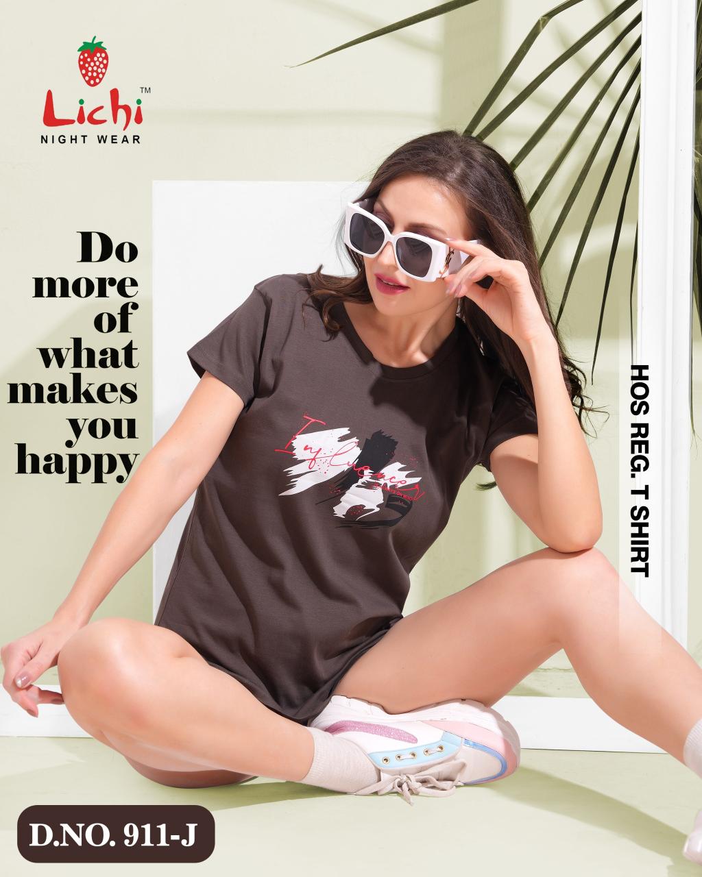 Lichi 911 A to J catalog recycled t shirts wholesale