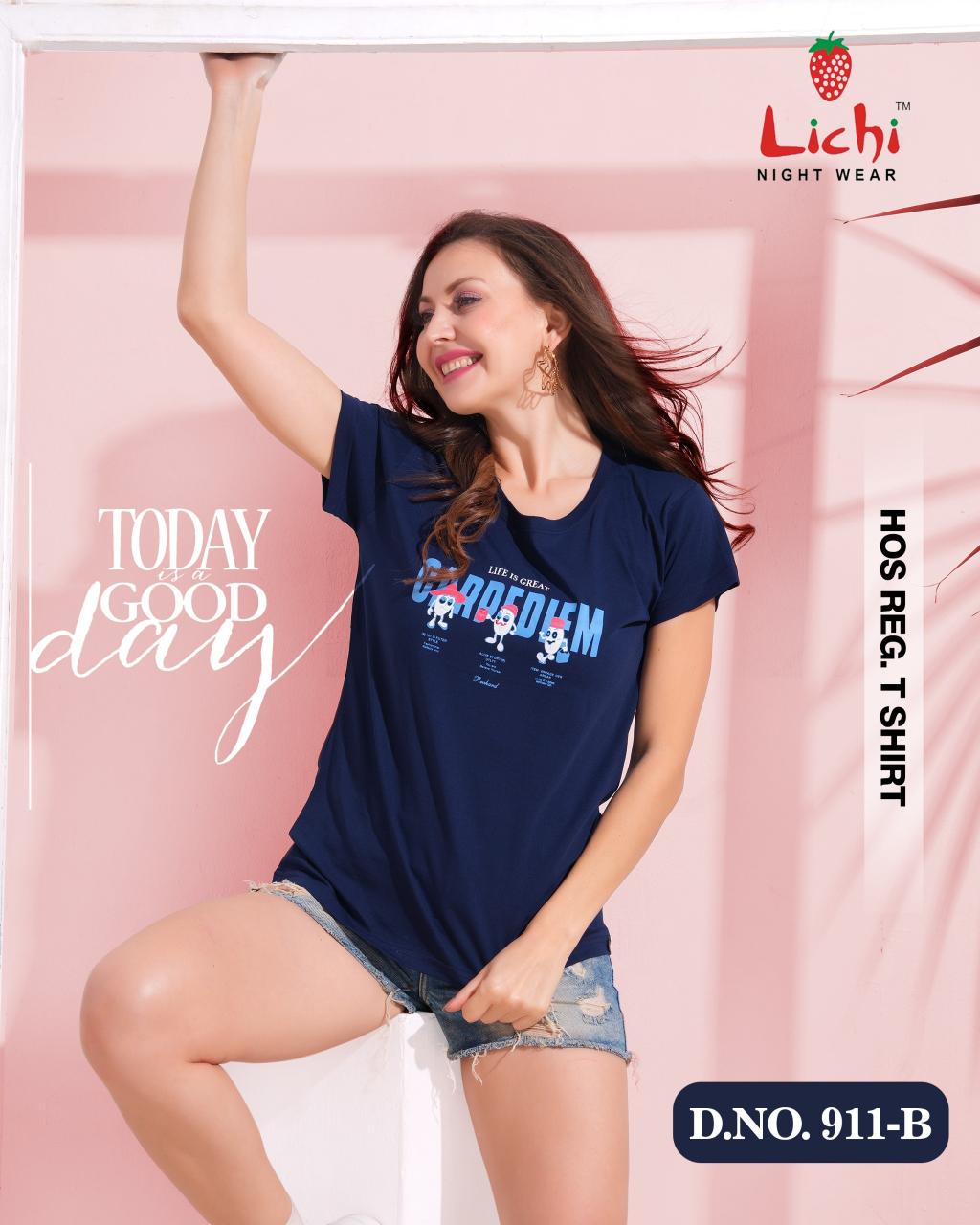 Lichi 911 A to J catalog recycled t shirts wholesale