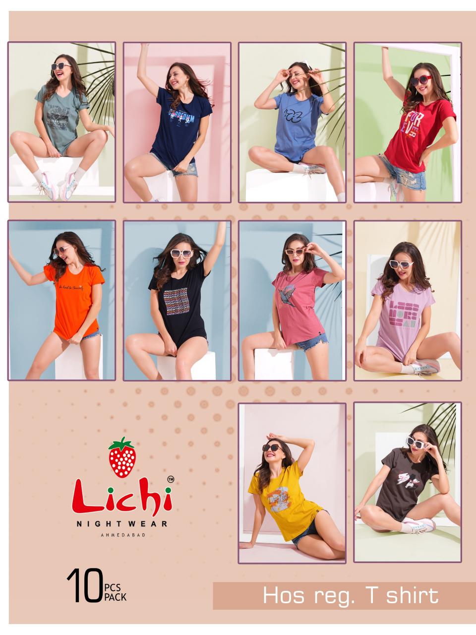 Lichi 911 A to J catalog recycled t shirts wholesale