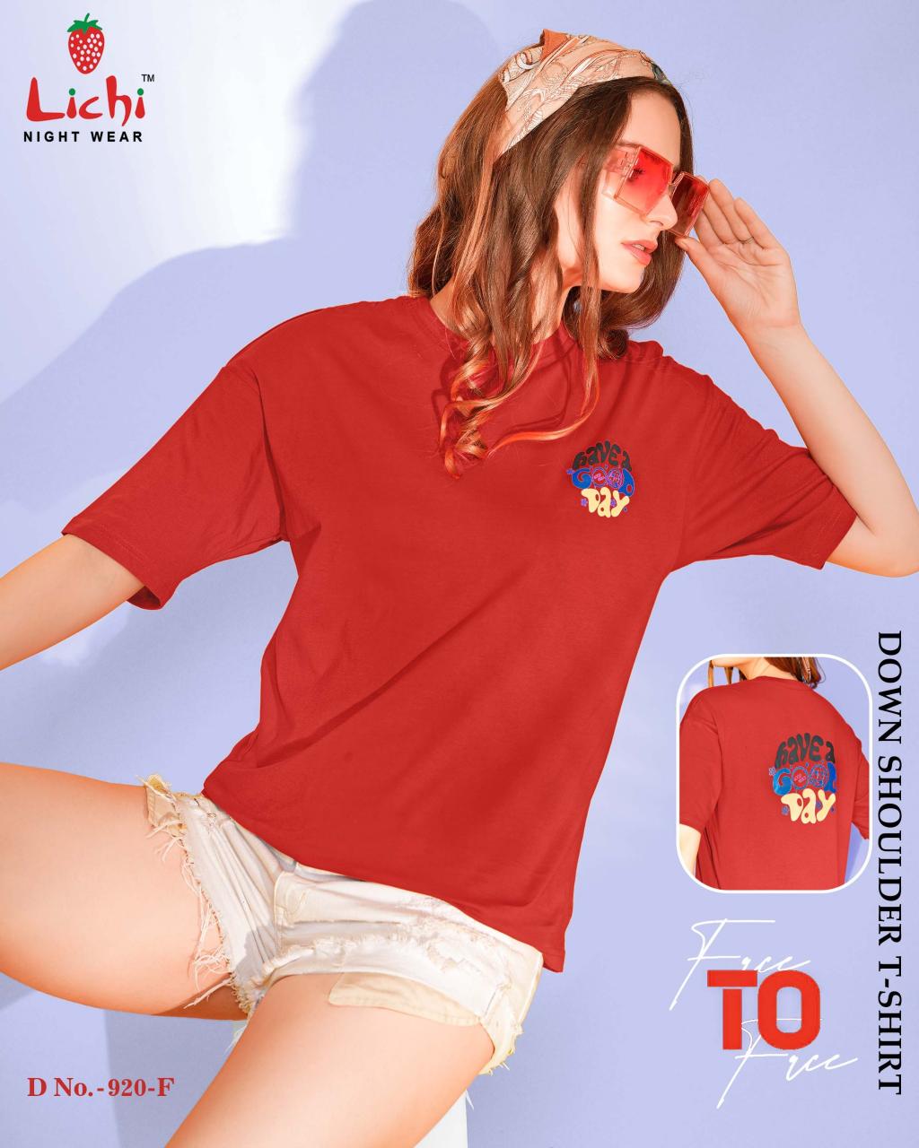 Lichi 920 A to F catalog premium t shirts wholesale