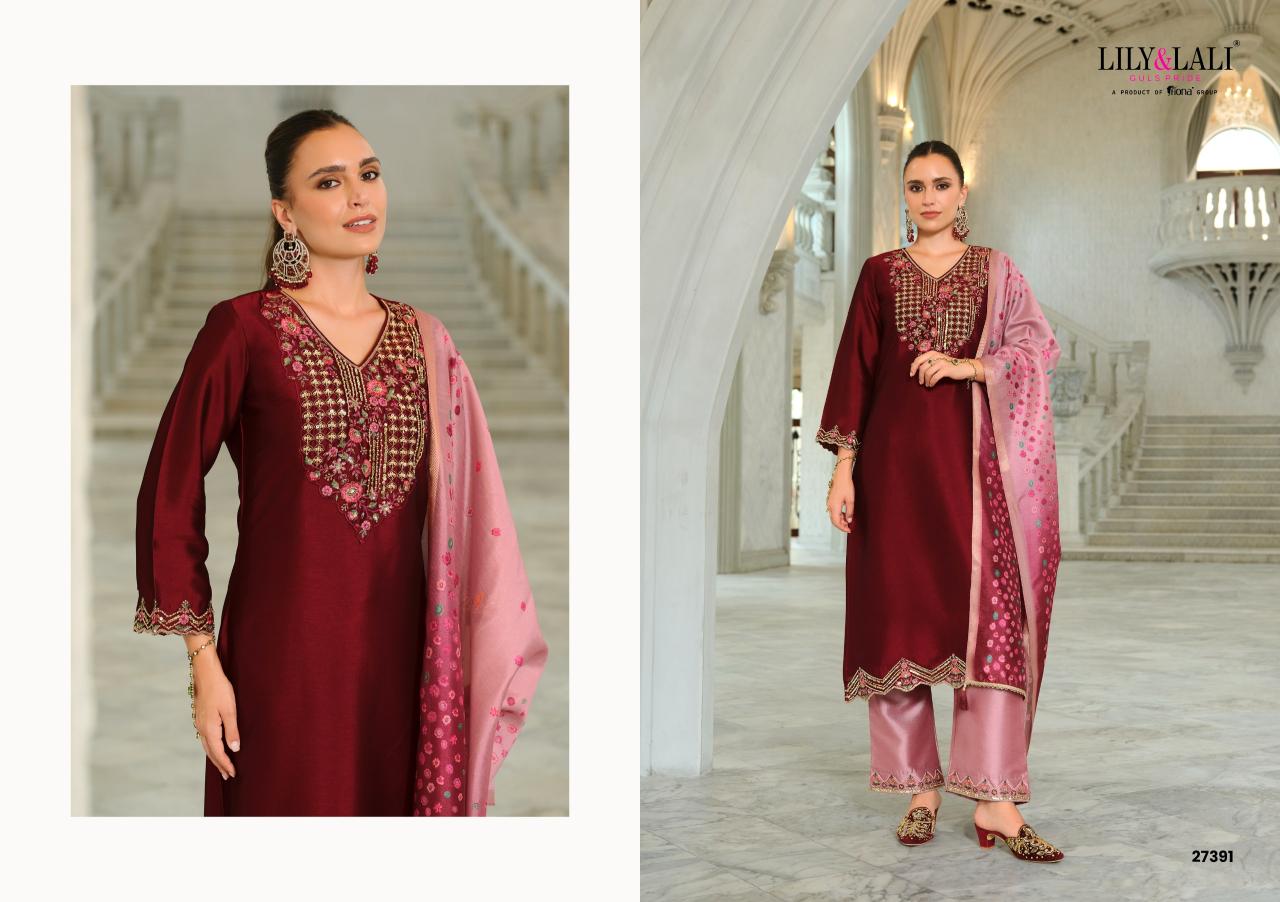 Lily & Lali Monica catalog sabhyata kurtis online india