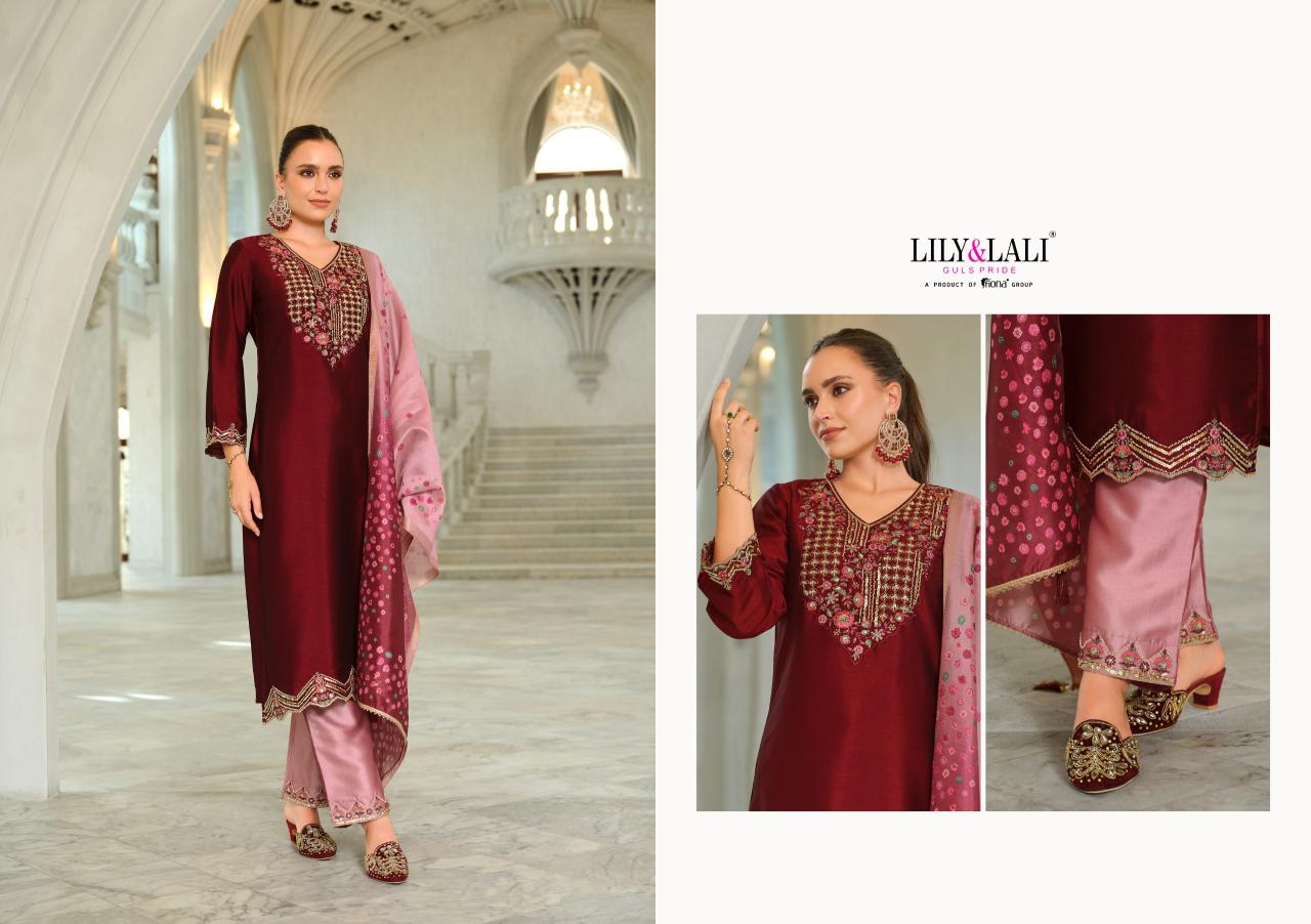 Lily & Lali Monica catalog sabhyata kurtis online india