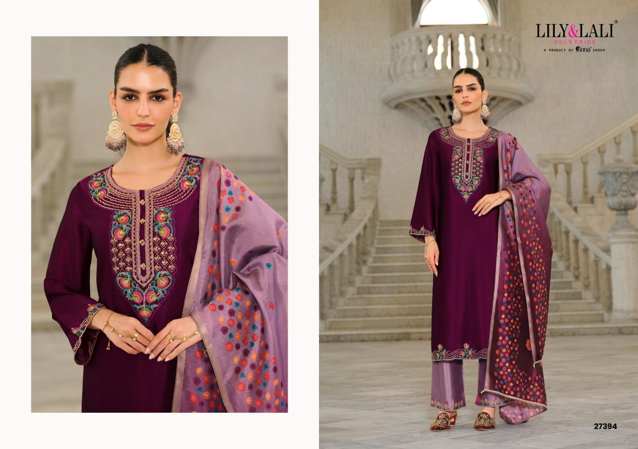Lily & Lali Monica catalog sabhyata kurtis online india