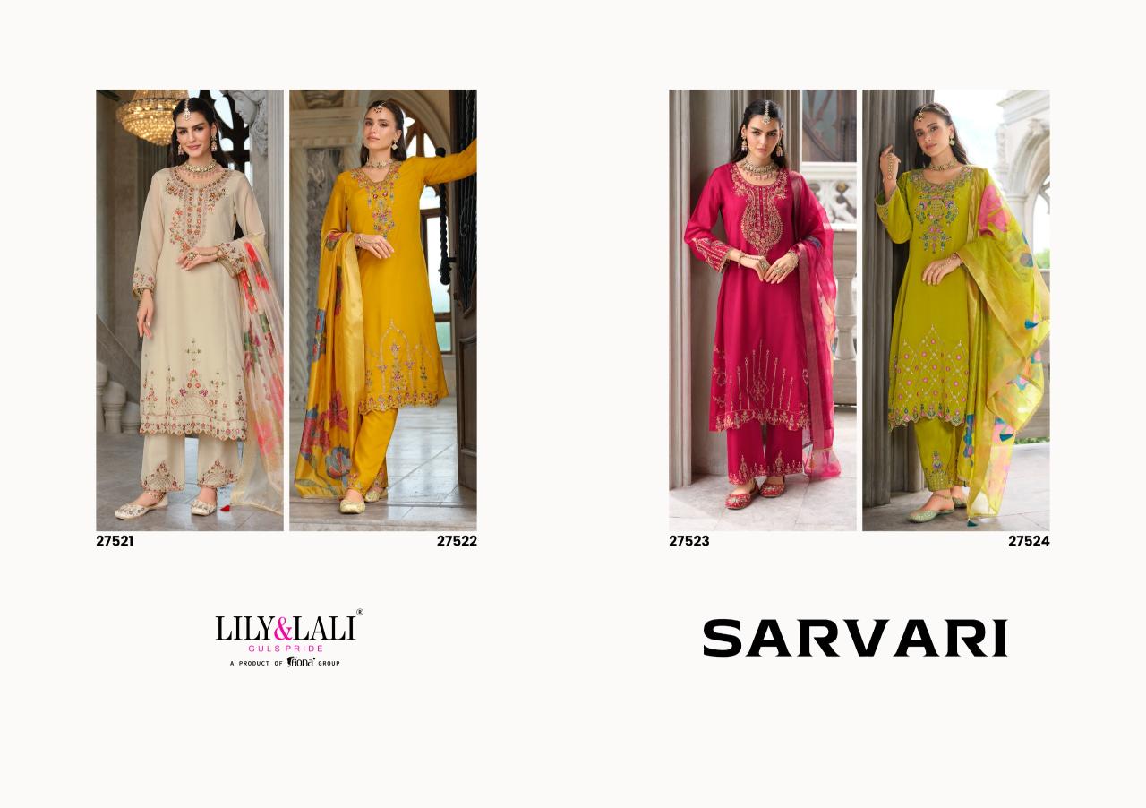 Lily & Lali Sarvari catalog fancy kurtis online india