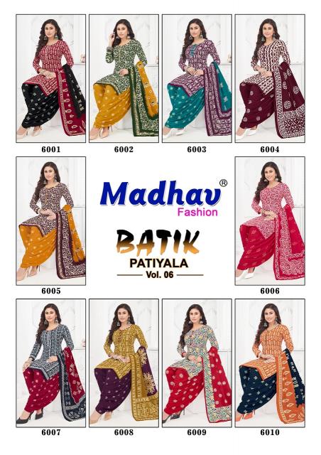Madhav Batik Patiyala Vol-6 – Dress material - Wholesale Catalog