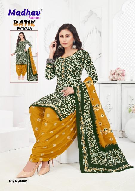 Madhav Batik Patiyala Vol-6 – Dress material - Wholesale Catalog