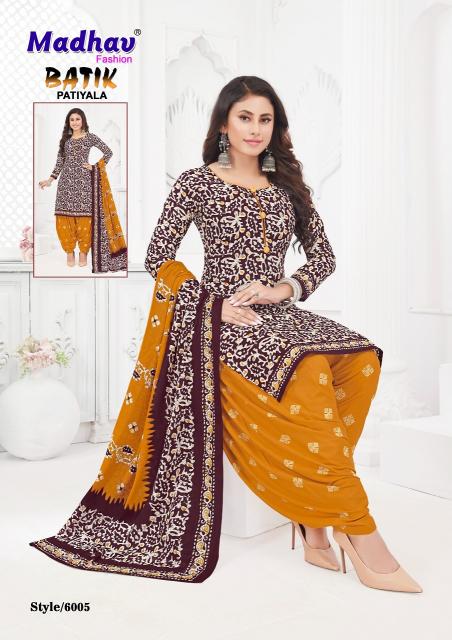 Madhav Batik Patiyala Vol-6 – Dress material - Wholesale Catalog