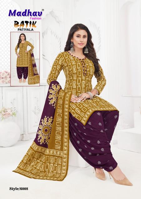 Madhav Batik Patiyala Vol-6 – Dress material - Wholesale Catalog