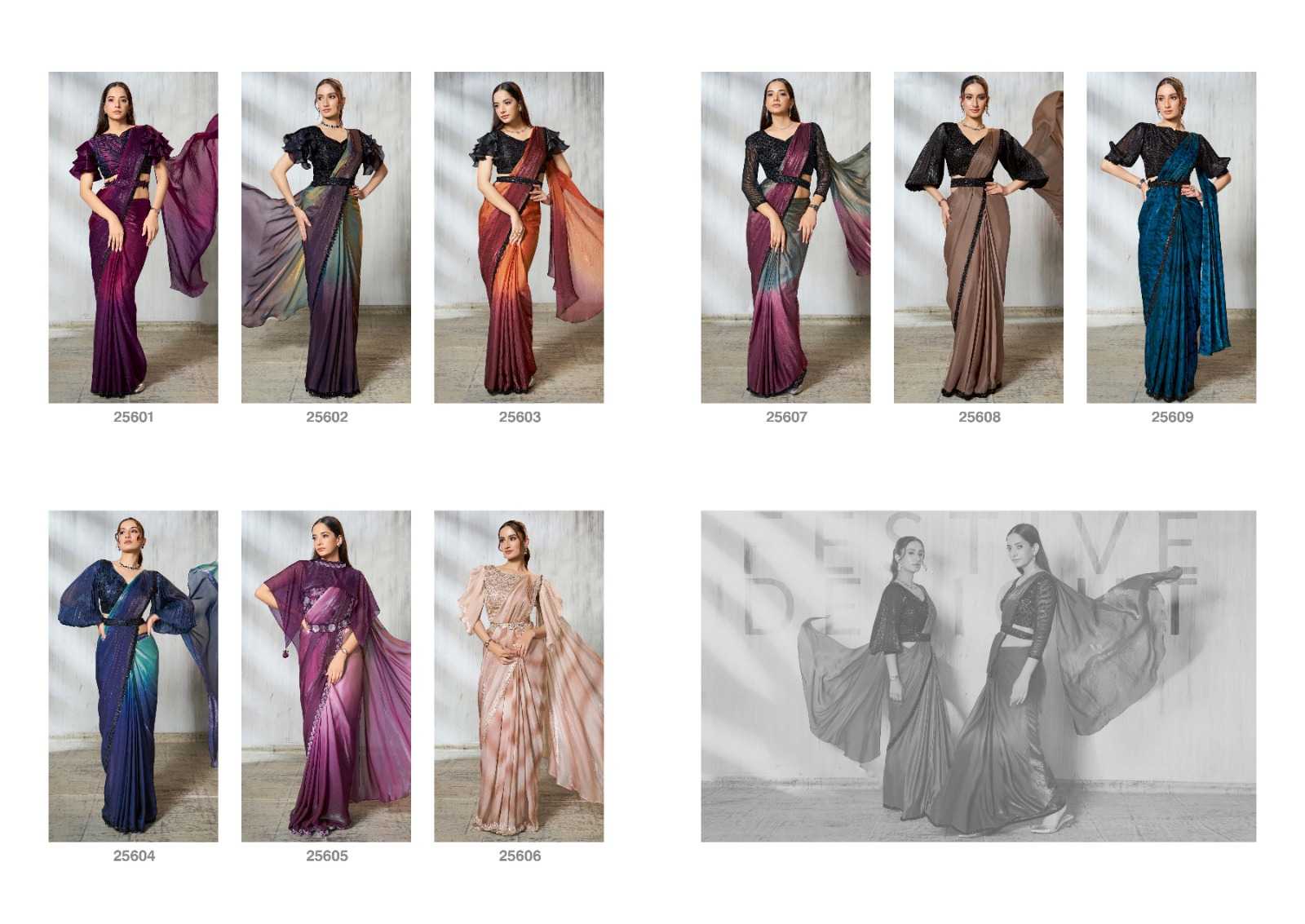 Mahotsav Mohmanthan 25600 Series Soiree Catalog big brands of fancy sarees in surat