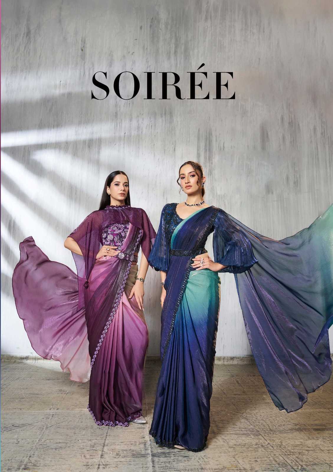 Mahotsav Mohmanthan 25600 Series Soiree Catalog big brands of fancy sarees in surat