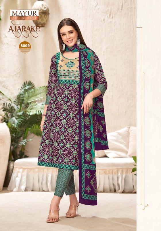 Mayur Ajarakh Vol-8 – Kurti Pant With Dupatta - Wholesale Catalog