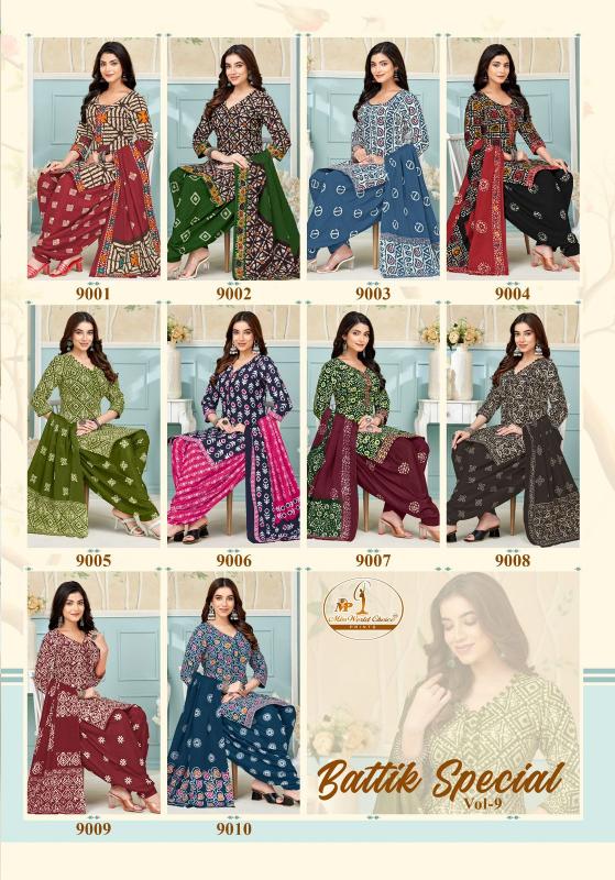 Miss World Battik Vol-9 – Readymade Patiyala Dress - Wholesale Catalog