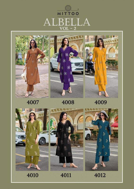 Mittoo Albella Vol 2 Catalog coord set wholesale