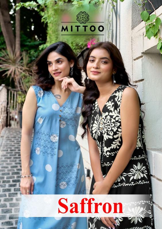 Mittoo Saffron catalog co ord set for women wholesale