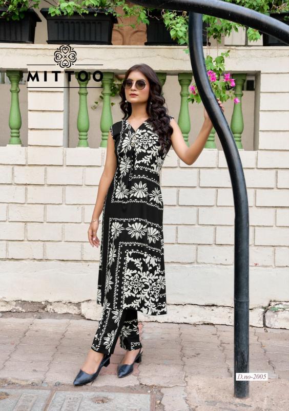 Mittoo Saffron catalog co ord set for women wholesale