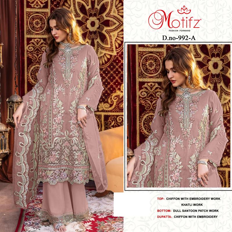 Motifz 992 catalog pakistani suit wholesale and lots