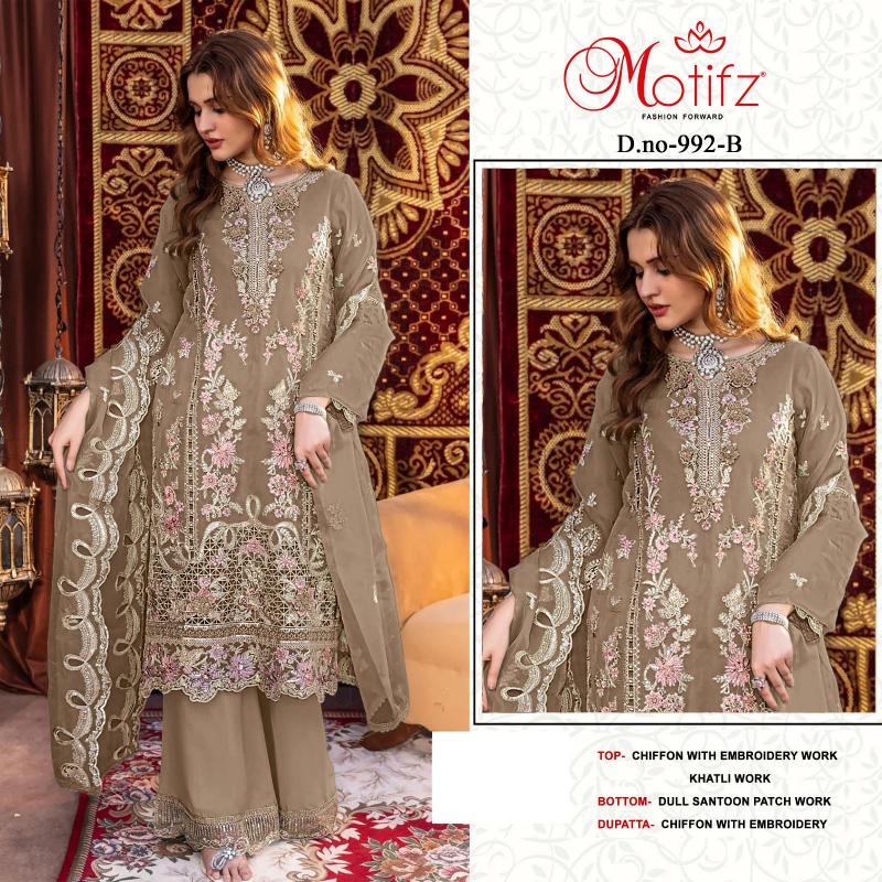 Motifz 992 catalog pakistani suit wholesale and lots
