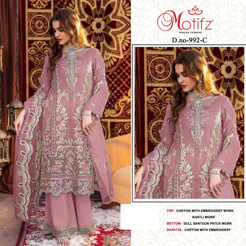Motifz 992 catalog pakistani suit wholesale and lots