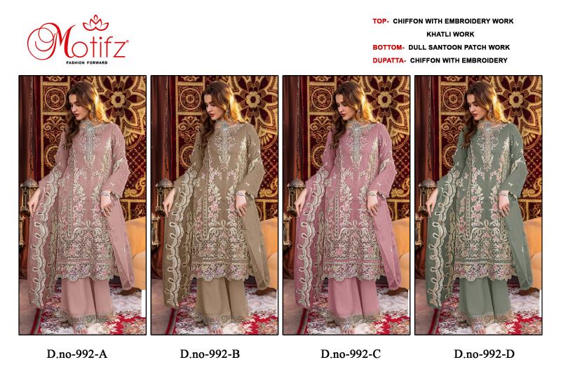 Motifz 992 catalog pakistani suit wholesale and lots