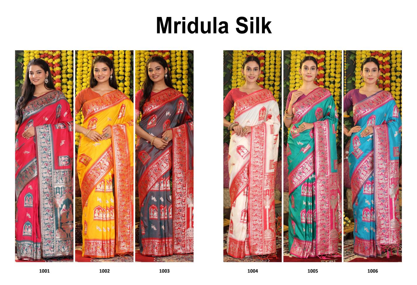 Mridula Silk by astita fancy designer SILK fabric saree wholesale with Fancy latkan 