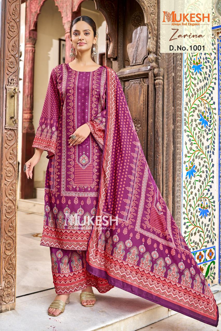 Mukesh Zarina catalog pakistani readymade suits wholesale