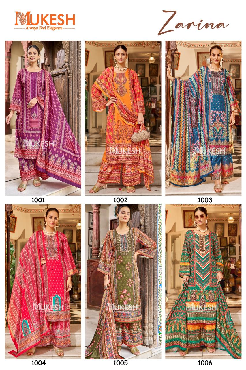 Mukesh Zarina catalog pakistani readymade suits wholesale