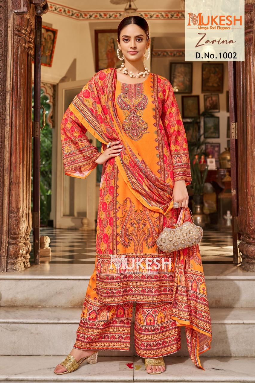 Mukesh Zarina catalog pakistani readymade suits wholesale