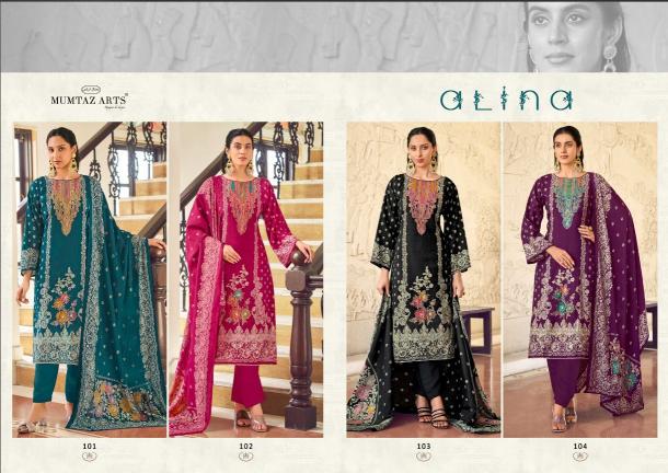 Mumtaz Arts Alina catalog wholesale dress materials near me